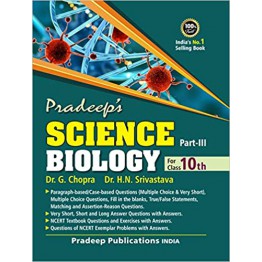 Pradeep's Science Biology (Part-III) for Class 10 